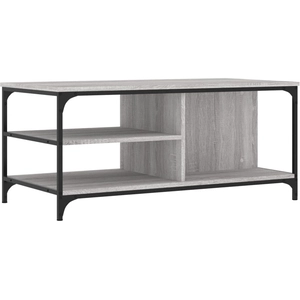 vidaXL Table basse Sonoma gris 100x50x45 cm Bois d'ingénierie pas cher