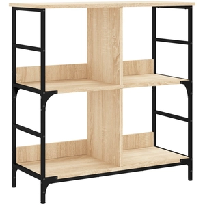 vidaXL Bibliothèque chêne sonoma 78,5x33x153 cm bois d'ingénierie pas cher