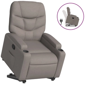vidaXL Vidaxl Fauteuil Inclinable Taupe Tissu