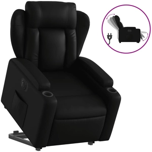 vidaXL Fauteuil inclinable électrique noir similicuir pas cher