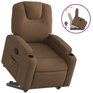 Comparateur de prix : vidaXL Vidaxl Fauteuil Inclinable Marron Tissu