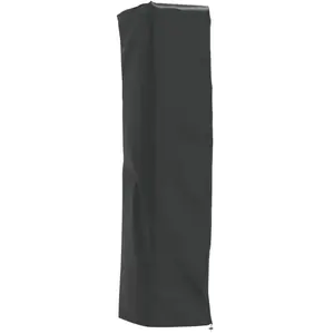 vidaXL Housse de chauffage en forme de pyramide noir 58x58x228 cm pas cher