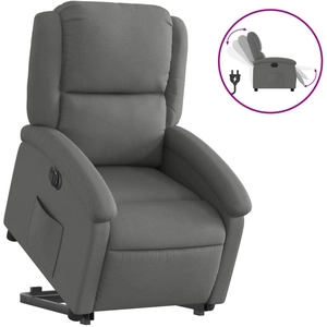 Comparateur de prix : vidaXL Fauteuil inclinable Gris foncé Tissu
