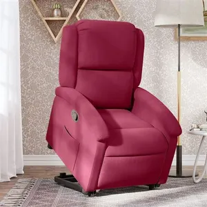 Comparateur de prix : vidaXL Fauteuil inclinable Rouge bordeaux Velours