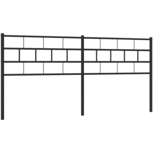 Comparateur de prix : vidaXL Tête de lit métal noir 200 cm