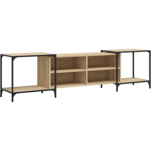Comparateur de prix : vidaXL Meuble TV chêne sonoma 203x37x50 cm bois d'ingénierie