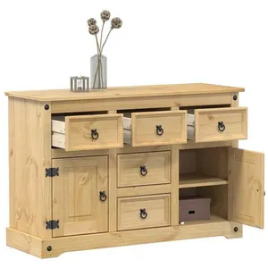 vidaXL Buffet Corona 115x40x76 cm bois massif de pin pas cher