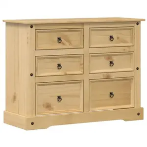 Comparateur de prix : vidaXL - Ladekast - Corona - 112x48x91 - cm - massief - grenenhout