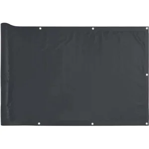Comparateur de prix : Cran d'intimité de jardin anthracite 400x120 cm pvc Vidaxl Anthracite