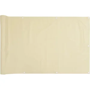 vidaXL Écran d'intimité de jardin crème 800x120 cm PVC pas cher
