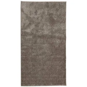 vidaXL Tapis ISTAN à poils longs aspect brillant gris 80x150 cmVendu parvidaxl-be