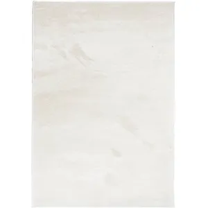 vidaXL Tapis OVIEDO à poils courts beige 160x230 cm pas cher