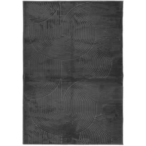 vidaXL Tapis IZA poils courts style scandinave anthracite 120x170 cmVendu parvidaxl-be