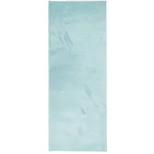 vidaXL Tapis OVIEDO à poils courts vert 80x200 cm pas cher