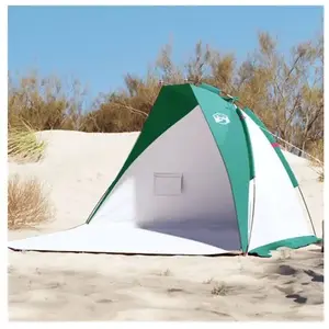 Comparateur de prix : vidaXL Vidaxl Tente De Plage Vert D'eau 268x223x125 Cm 185t Polyester