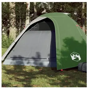 Comparateur de prix : vidaXL Vidaxl Tente De Camping À Dôme 4 Personne Vert Imperméable