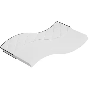 vidaXL Matelas en mousse moyennement doux 120x200 cm pas cher