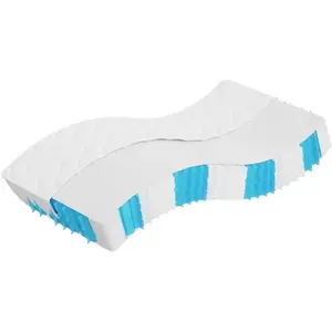 vidaXL Matelas à ressorts ensachés dureté moyenne 90x190 cm pas cher