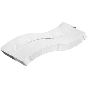 vidaXL Matelas à ressorts ensachés moyen 90x220 cm pas cher