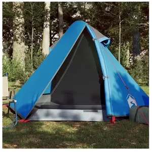 Comparateur de prix : vidaXL Vidaxl Tente De Camping À Dôme 2 Personnes Bleu Imperméable