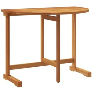 vidaXL Table pliable de balcon 90x60x72 cm bois d'acacia solide pas cher
