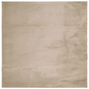 vidaXL Tapis HUARTE à poils courts doux et lavable sable 200x200 cm pas cher