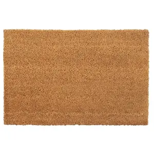 vidaXL Tapis de porte 2 pcs naturel 40x60 cm fibre de coco touffeté pas cher