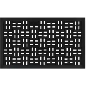 vidaXL Paillasson rectangulaire 45x75 cm caoutchouc pas cher