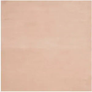 vidaXL Tapis HUARTE à poils courts doux lavable rouge clair 200x200 cm pas cher