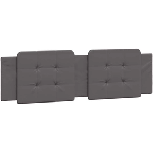 Comparateur de prix : vidaXL Coussin de tête de lit gris 200 cm similicuir