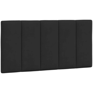 vidaXL Coussin de tête de lit noir 100 cm velours pas cher