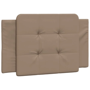 vidaXL Coussin de tête de lit cappuccino 90 cm similicuir pas cher