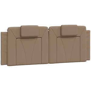 vidaXL Coussin de tête de lit cappuccino 120 cm similicuir pas cher