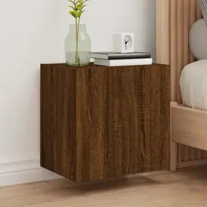 vidaXL Meubles TV muraux 2 pcs chêne marron 40,5x30x40 cm pas cher