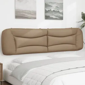 vidaXL Coussin de tête de lit cappuccino 200 cm similicuir pas cher