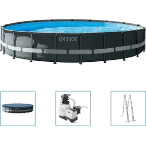 Intex Intex Ensemble de piscine ronde Ultra XTR Frame 610x122 cm pas cher