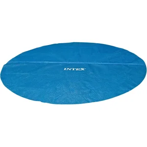 Intex Couverture solaire de piscine bleu 538 cm polyéthylène 3202952 pas cher