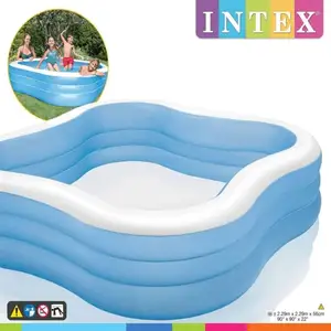 Comparateur de prix : Intex Intex Piscine Beach Wave 229x229x56 cm 57495NP