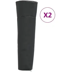 Comparateur de prix : vidaXL Housses de chauffage 2 pcs forme de pyramide tissu oxford 420D