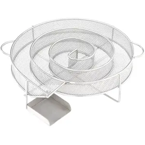 Comparateur de prix : Non communiqué vidaXL Générateur de fumée froide rond 19,5 cm acier inoxydable