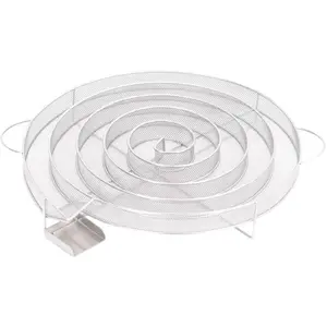 Comparateur de prix : vidaXL - Rookgenerator - koud - rond - 33,5 - cm - roestvrij - staal