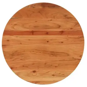vidaXL Dessus de table Ø80x2,5 cm rond bois massif d'acacia pas cher