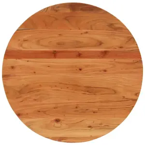 vidaXL Dessus de table Ø70x2,5 cm rond bois massif d'acacia pas cher