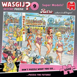 Jumbo Wasgij Puzzle Retro 9 Super Models ! (1000 Pièces) (1110100503) Destiny pas cher