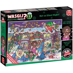 Jumbo Wasgij Christmas 22 - Niet zo’n stille nacht! - 2x1000 stukjes pas cher