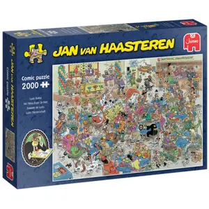 Jumbo Jan van Haasteren - NK Mens Erger Je Niet - 2000 stukjes puzzel - Legpuzzel pas cher