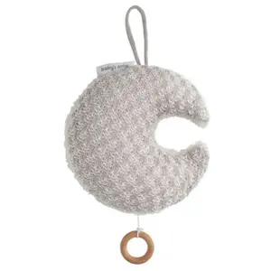 Baby's Only Muziekdoosje maan Happiness - Urban Taupe - 18 cm pas cher