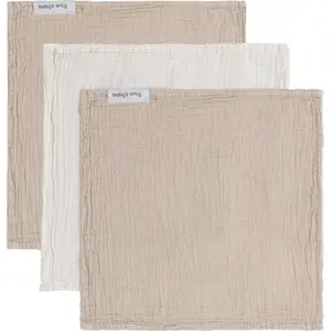 Baby's Only Monddoekje Tender - Beige/Linen - 30x30 cm pas cher