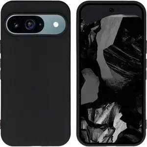 ShieldCase siliconen hoesje geschikt voor de Google Pixel 9 Pro XL hoesje - TPU / Siliconen back cover (zwart) pas cher