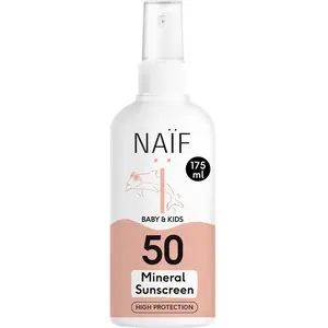 Naïf - Minerale Zonnebrand spray - Baby's & Kinderen - SPF50 - 175ml pas cher